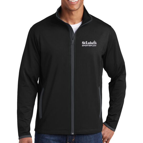 SLSP - Sport-Tek Sport Wick ® Stretch Contrast Full Zip Jacket Thumbnail