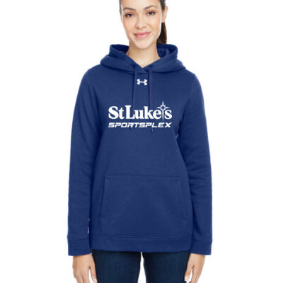 SLSP - Under Armour Ladies' Hustle Pullover Hooded Sweatshirt Thumbnail