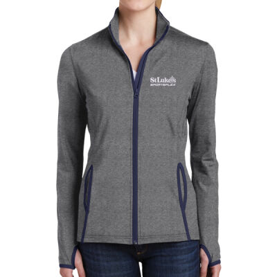 SLSP - Ladies Sport Wick ® Stretch Contrast Full Zip Jacket Thumbnail
