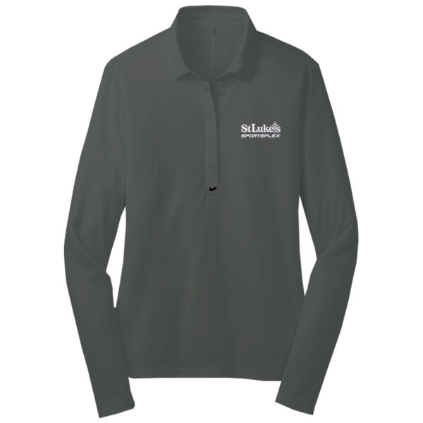SLSP - Nike Ladies Long Sleeve Dri FIT Stretch Tech Polo Thumbnail